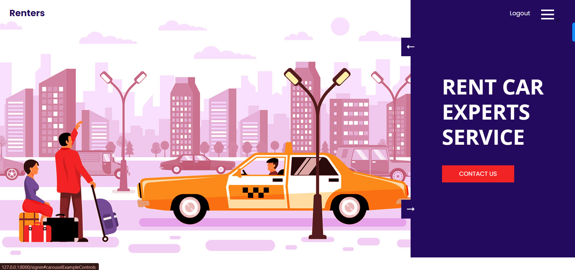 car rental management system